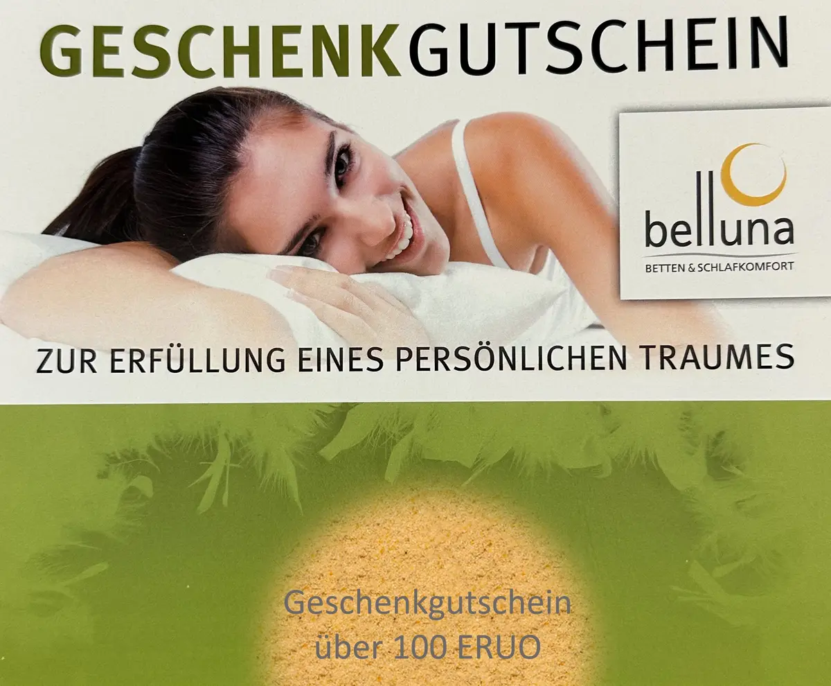 Geschenkgutschein im Wert von 100 EUR